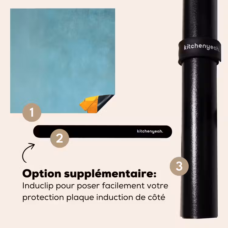 Protection plaque induction - Parasol - Jaune - Plage - Mer — 8