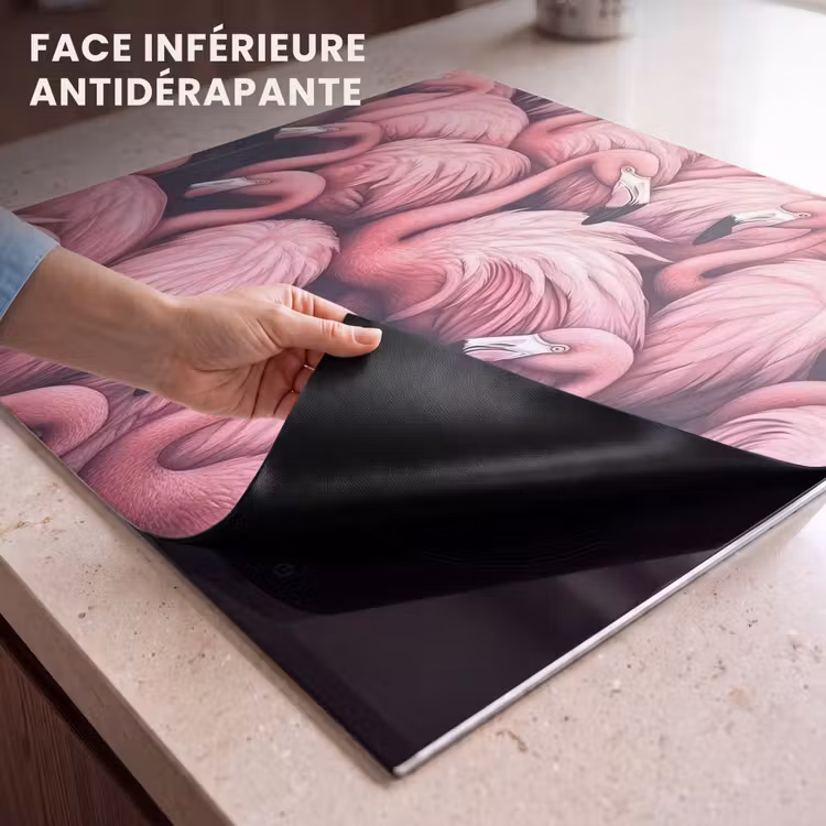 Protection plaque induction - Flamant - Rose - Animaux — 7