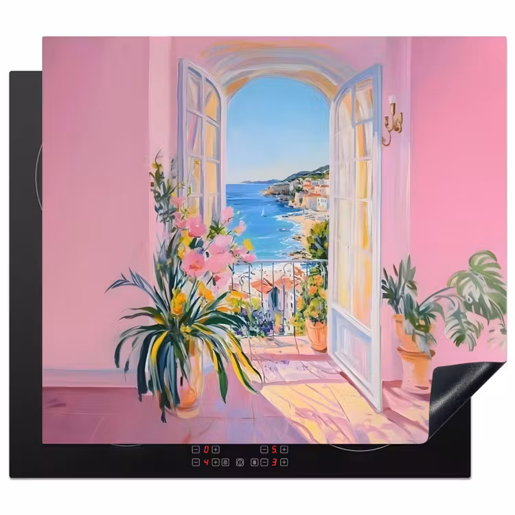 Protection plaque induction - Rose - Extérieur - Peinture — 1
