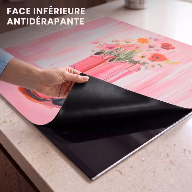 Protection plaque induction - Rose - Fleurs - Cowboy — 7