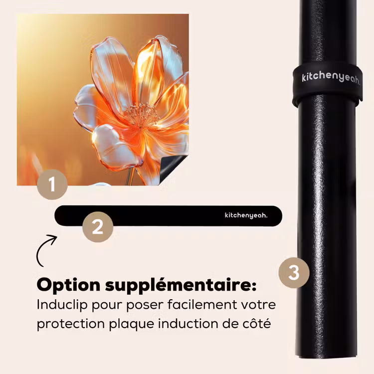 Protection plaque induction - Lunettes - Fleur - Soleil — 8
