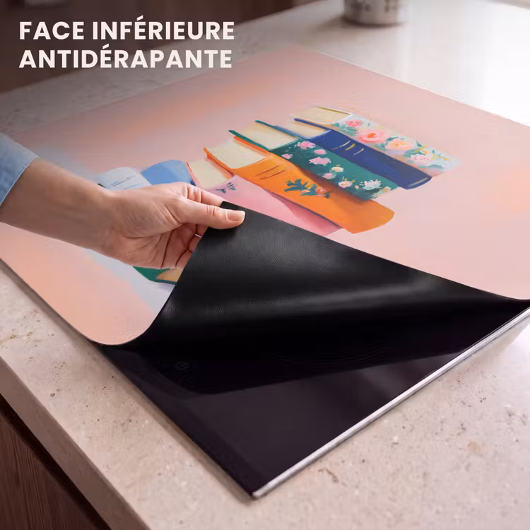 Protection plaque induction - Livres - Pile - Coloré — 7