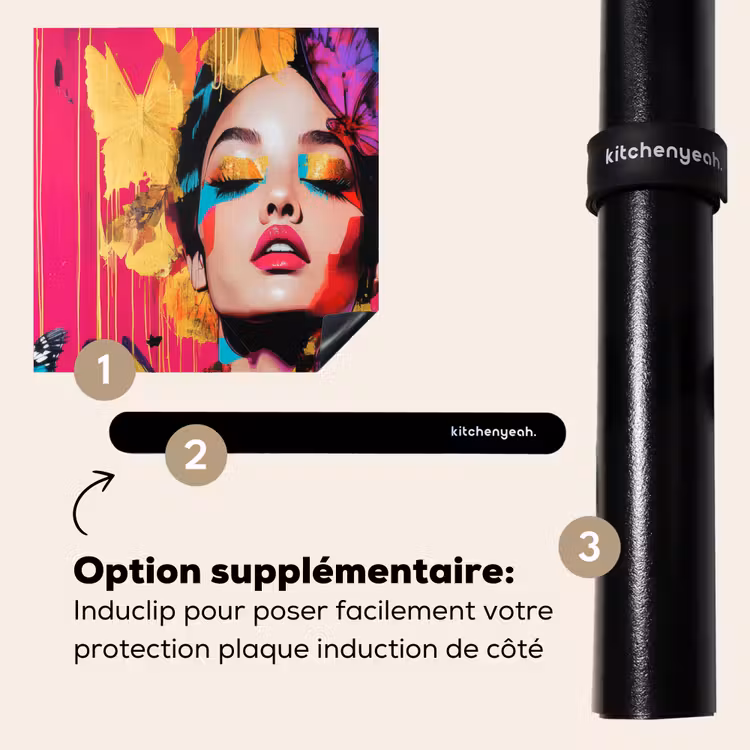 Protection plaque induction - Femme - abstrait - coloré — 8