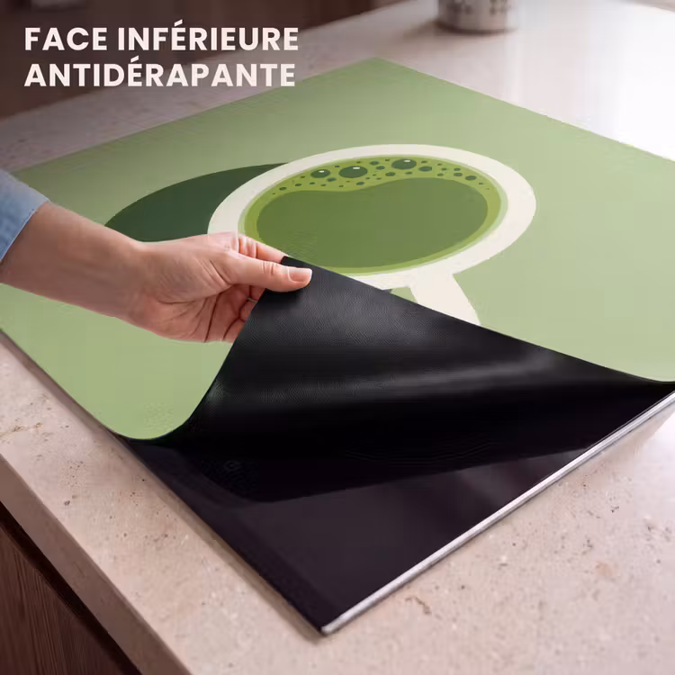 Protection plaque induction - Minimalist - Cups - Matcha -Green — 7