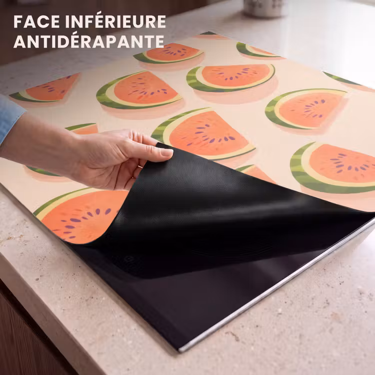 Protection plaque induction - Pastèque - Tranches - Graines - Rouge — 7