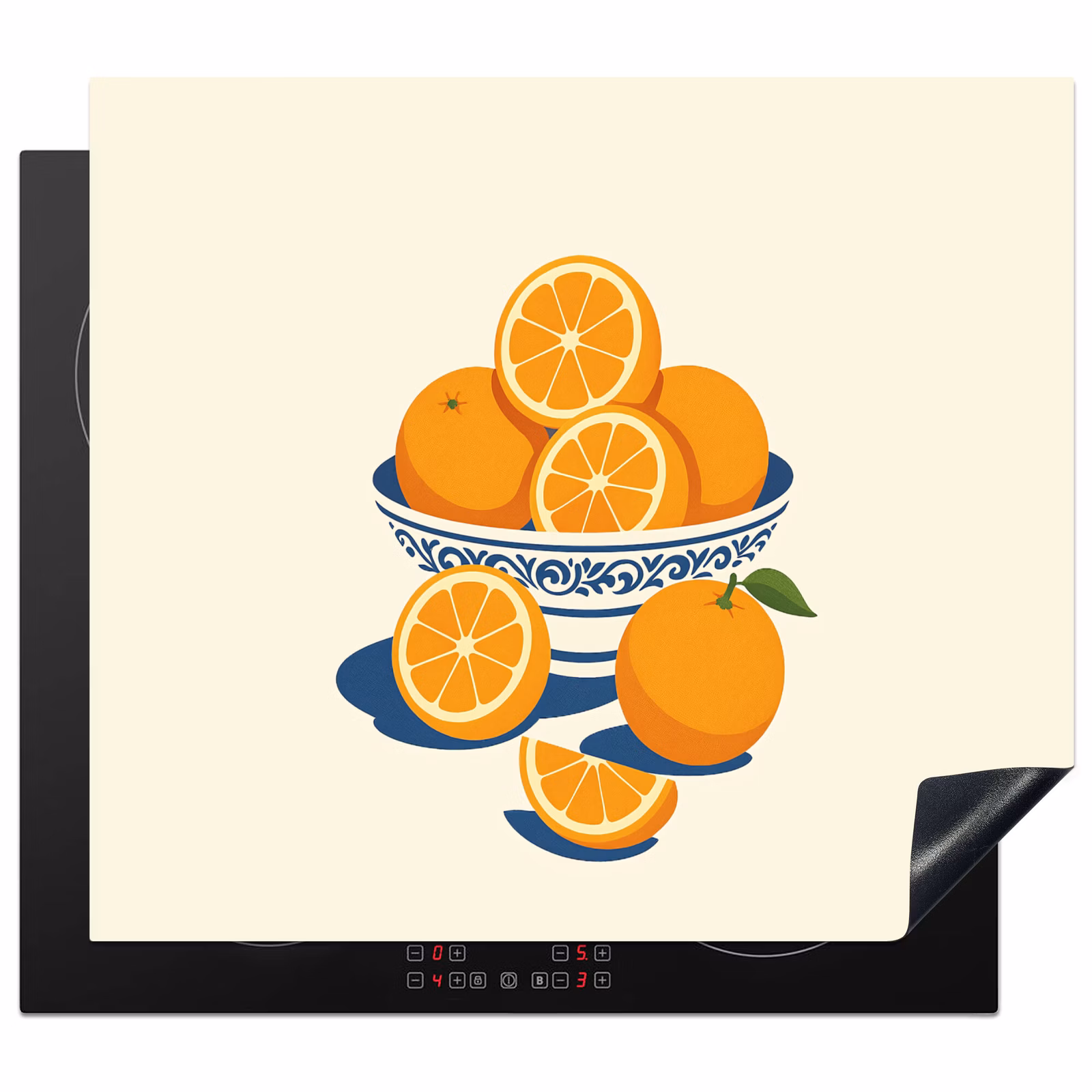 Protection plaque induction - Bol - Minimaliste - Orange - Oranges — 1