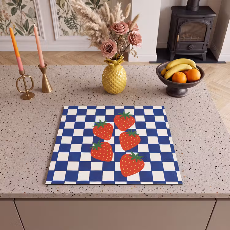 Protection plaque induction - Bloqué - Bleu - Fraise — 3