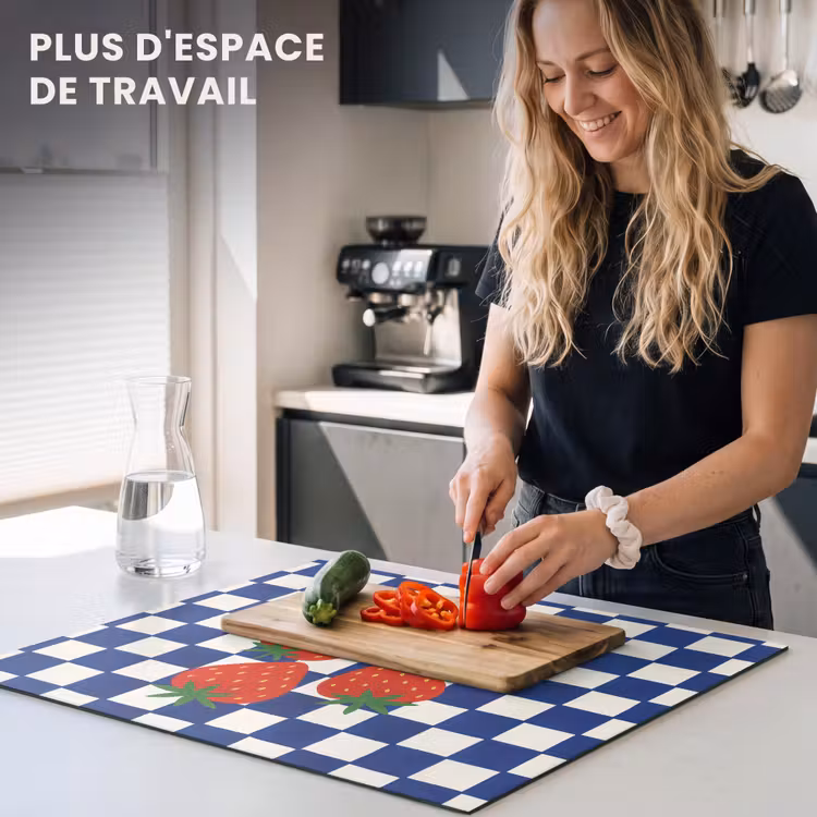 Protection plaque induction - Bloqué - Bleu - Fraise — 5