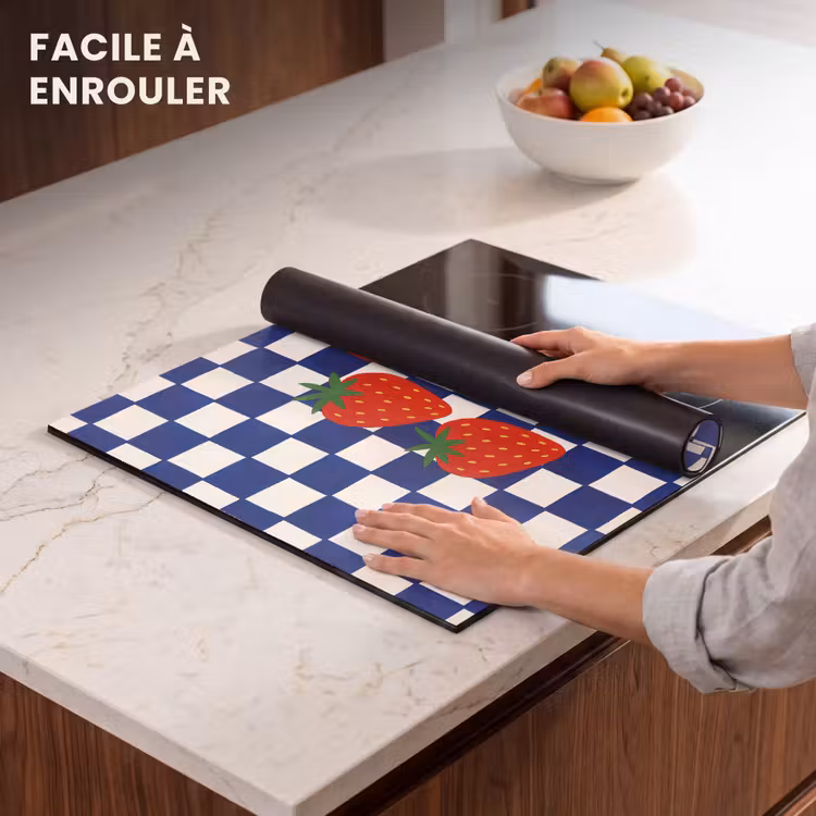 Protection plaque induction - Bloqué - Bleu - Fraise — 6