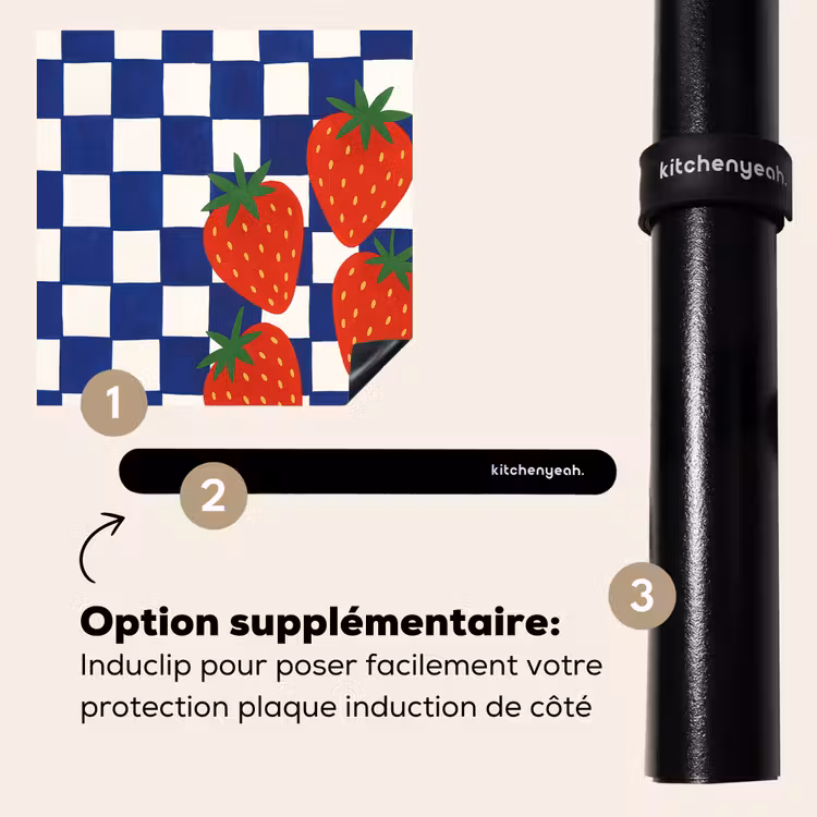 Protection plaque induction - Bloqué - Bleu - Fraise — 8