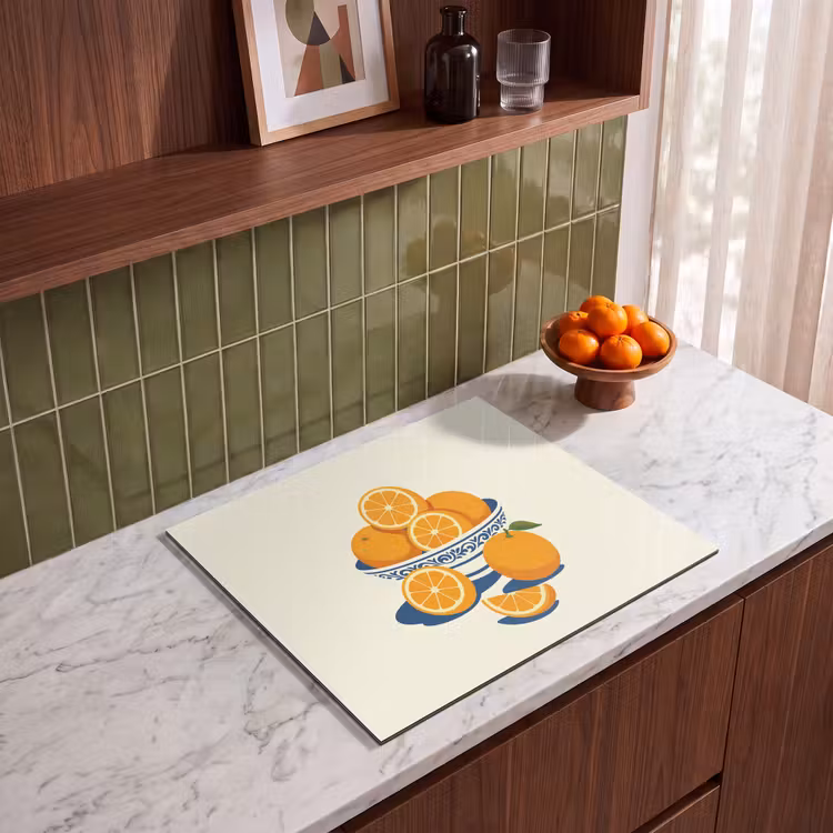 Protection plaque induction - Bol - Minimaliste - Orange - Oranges — 4