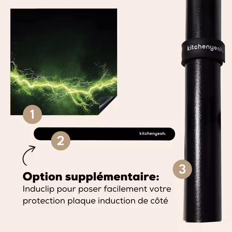 Protection plaque induction - Jeu - Électricité - Ligne - Étincelles - Vert — 8