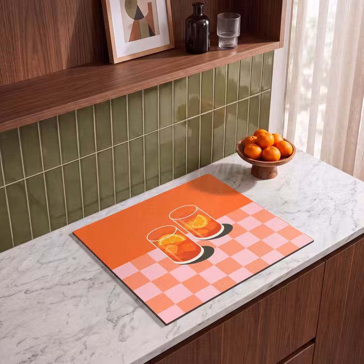 Protection plaque induction - Orange - Lunettes - Orange — 4