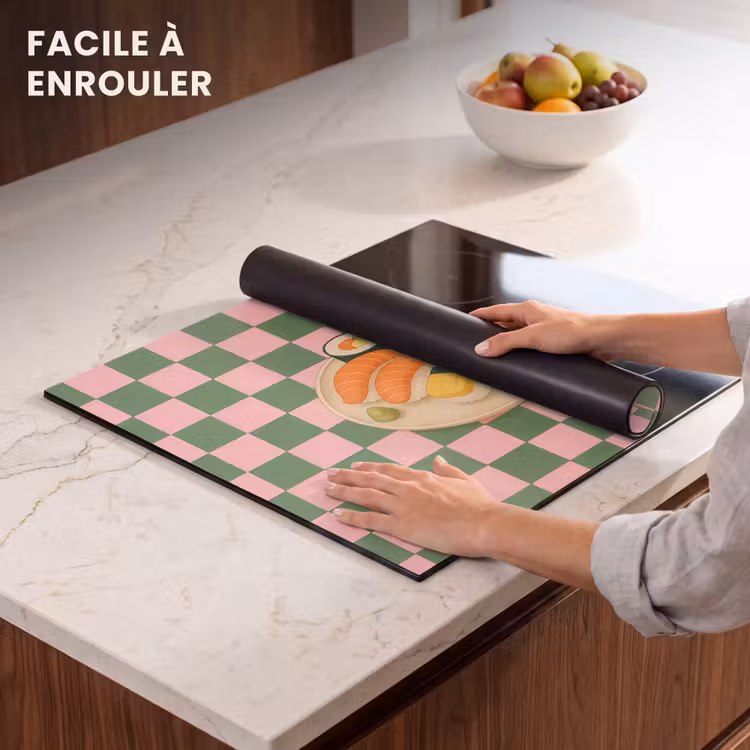 Protection plaque induction - Sushi - Assiette - Bloquée - Verte — 6