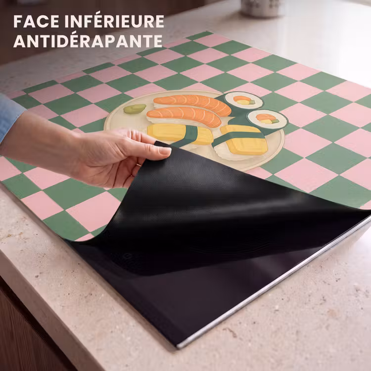 Protection plaque induction - Sushi - Assiette - Bloquée - Verte — 7