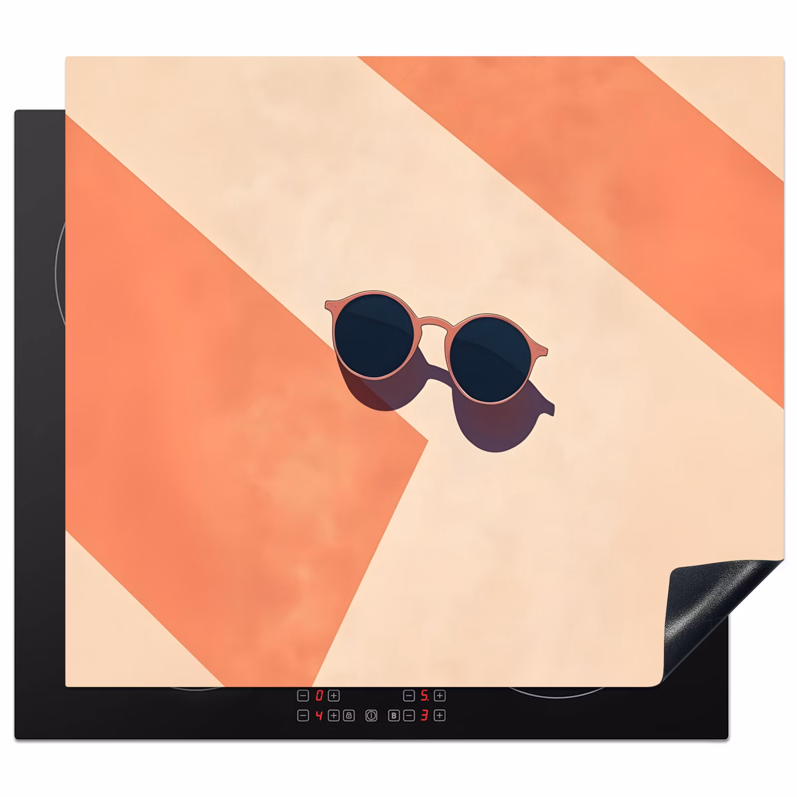 Protection plaque induction - Lunettes de soleil - Shadow - Orange - Minimalist — 1