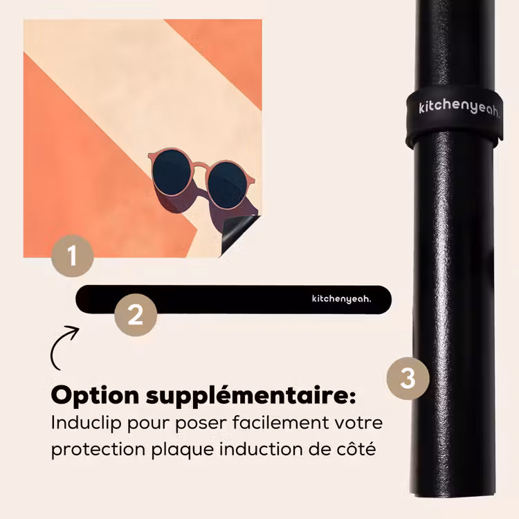 Protection plaque induction - Lunettes de soleil - Shadow - Orange - Minimalist — 8