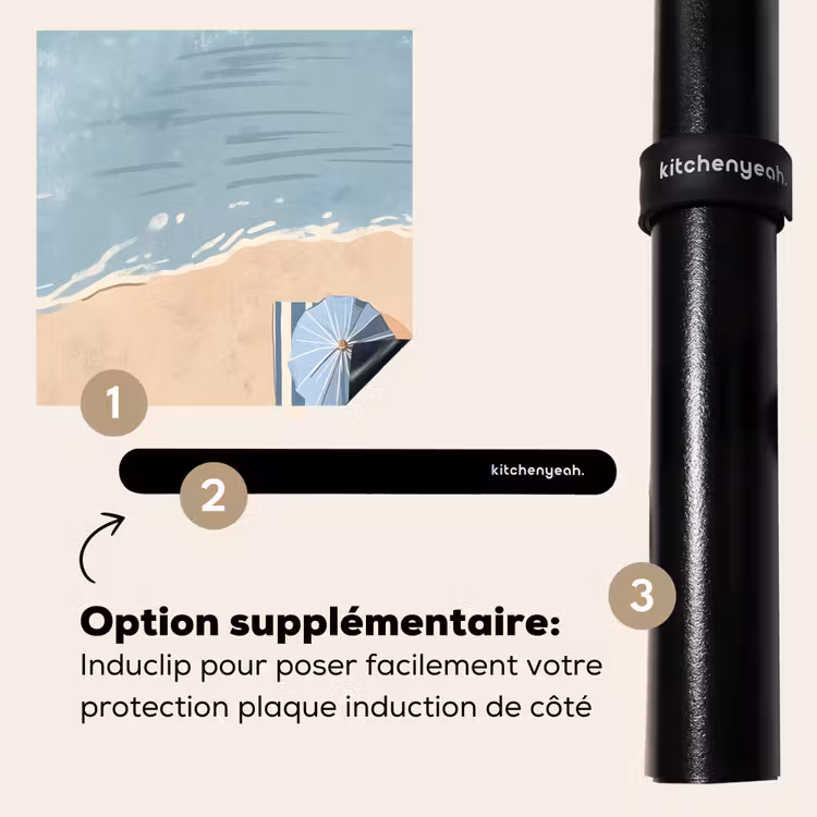 Protection plaque induction - Serviette de plage - Rayures - Parasol - Plage — 8