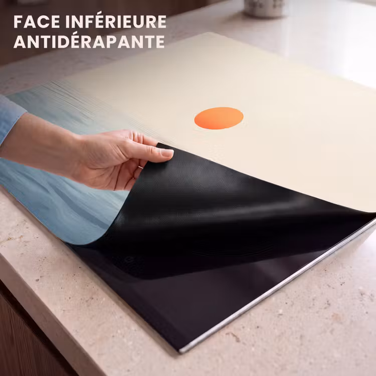 Protection plaque induction - Soleil - Orange - Mer — 7