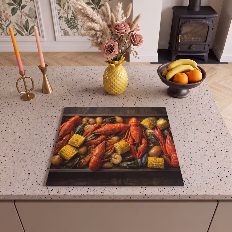 Protection plaque induction - Homard - Légumes - Aliments — 3