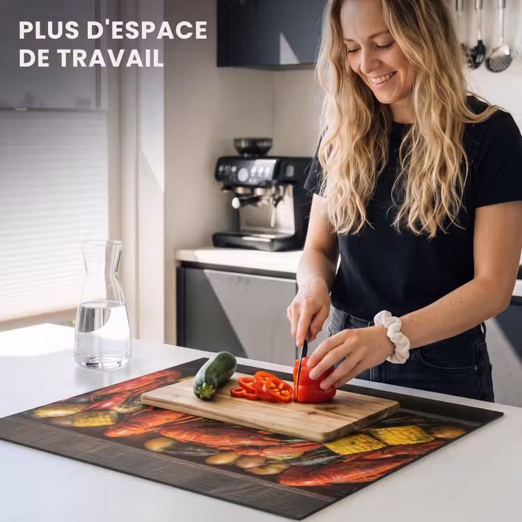 Protection plaque induction - Homard - Légumes - Aliments — 5