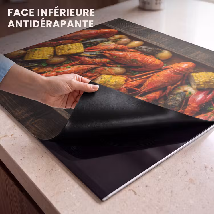Protection plaque induction - Homard - Légumes - Aliments — 7