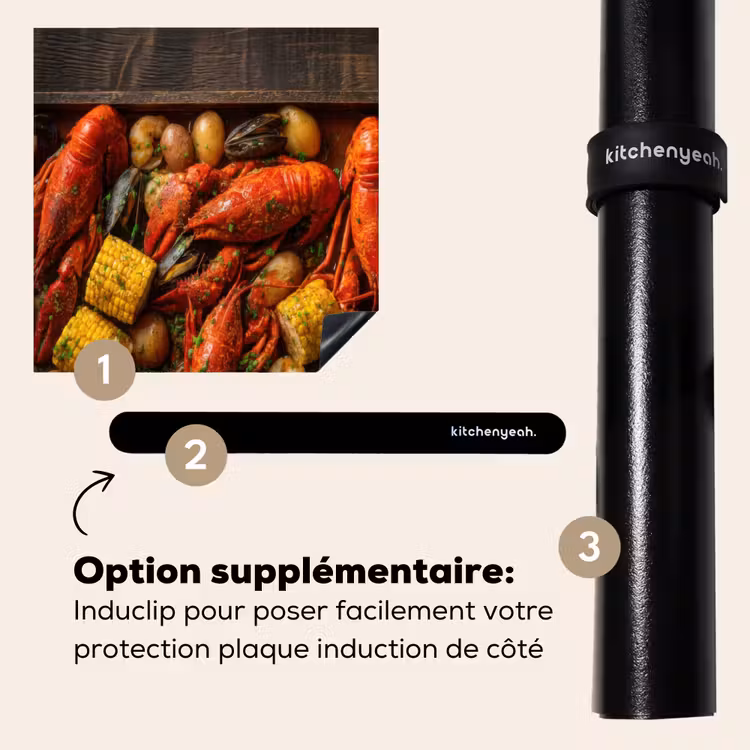 Protection plaque induction - Homard - Légumes - Aliments — 8