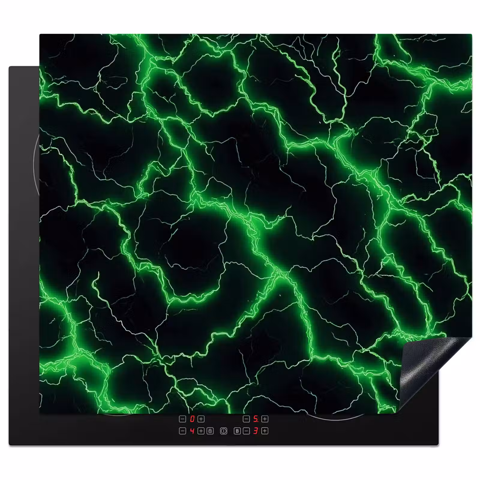 Protection plaque induction - Jeux - Éclair - Vert - Énergie — 1