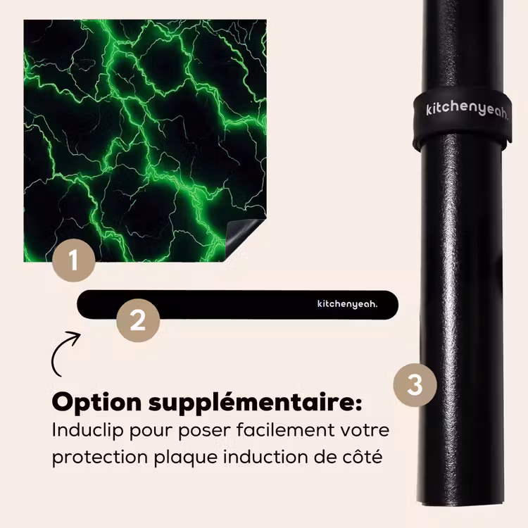 Protection plaque induction - Jeux - Éclair - Vert - Énergie — 8