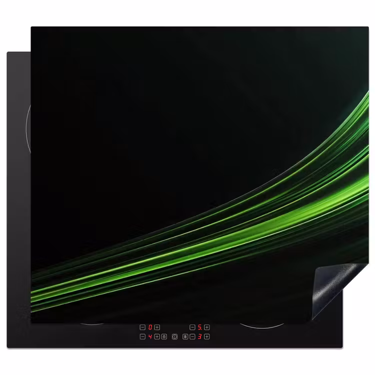 Protection plaque induction - Jeux - Lignes - Bow - Green — 1