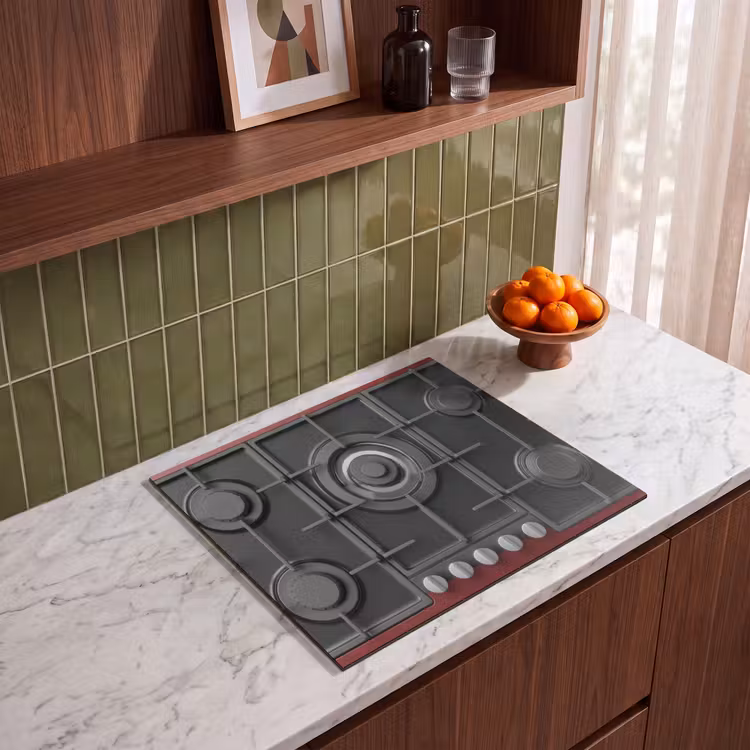 Protection plaque induction - Cuisinière - Brûleur à gaz - Rouge — 4