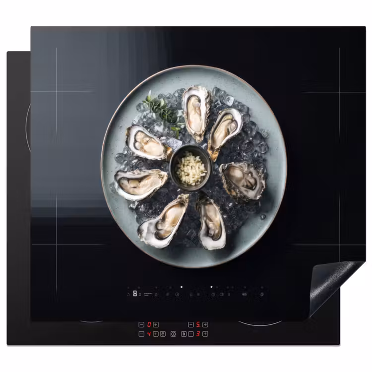 Protection plaque induction - Huîtres - Cuiseur - Noir — 1