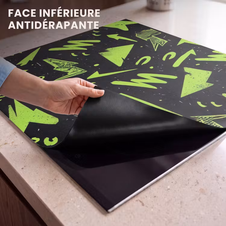 Protection plaque induction - Jeux - Formes - Flèches - Abstrait - Noir — 7