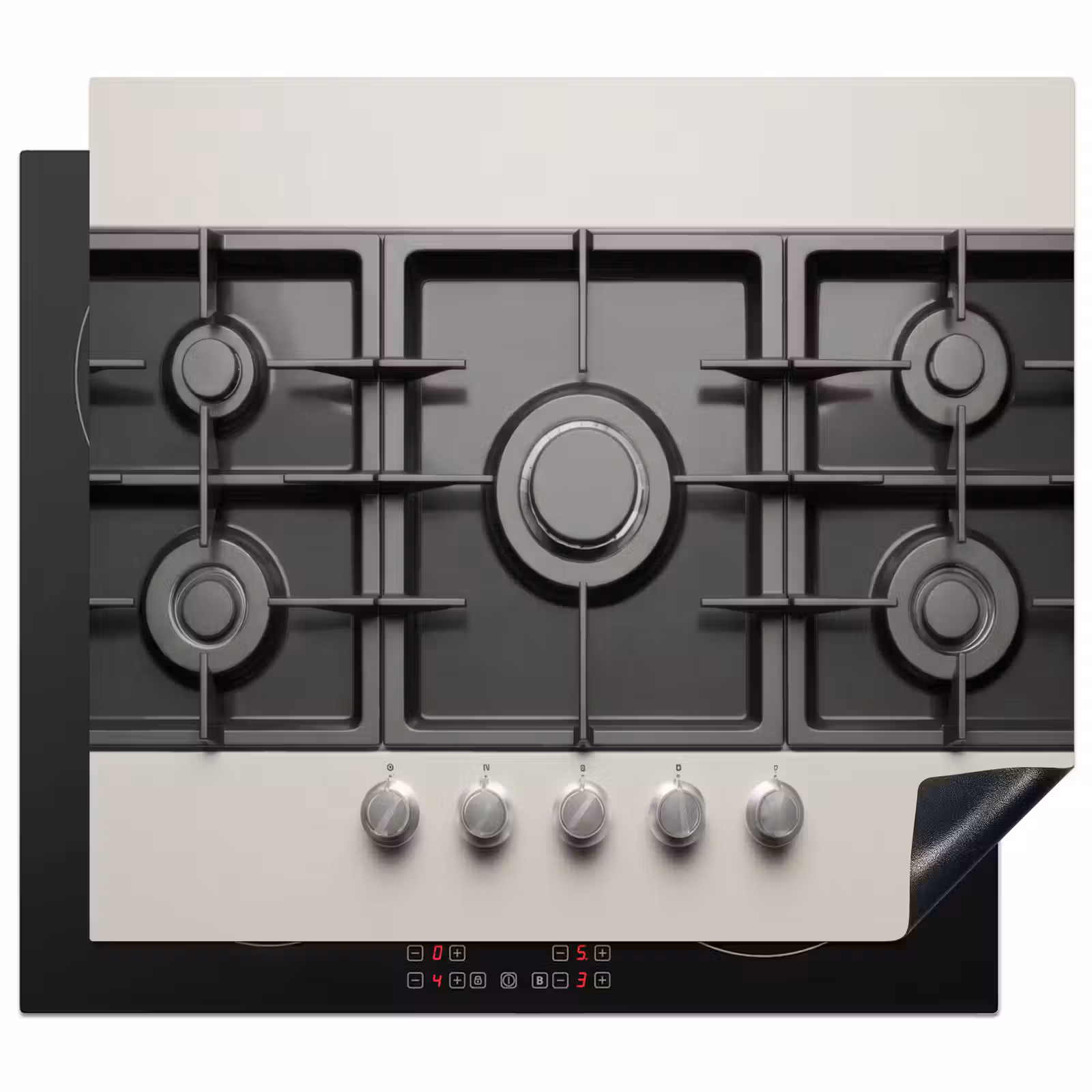 Protection plaque induction - Gazinière - Cuisson - Beige — 1