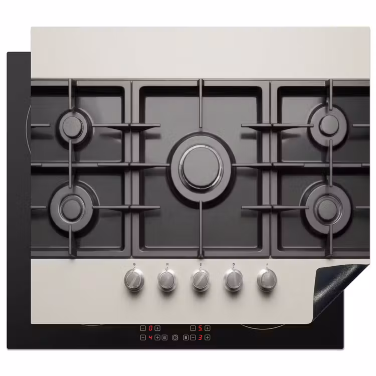 Protection plaque induction - Gazinière - Cuisson - Beige — 1