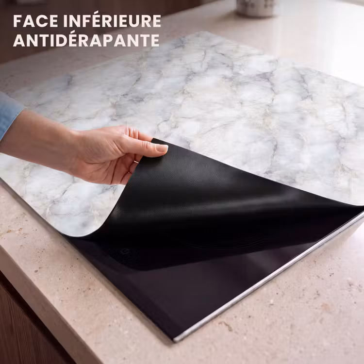 Protection plaque induction - Gris - Marbre - Détaillé — 7