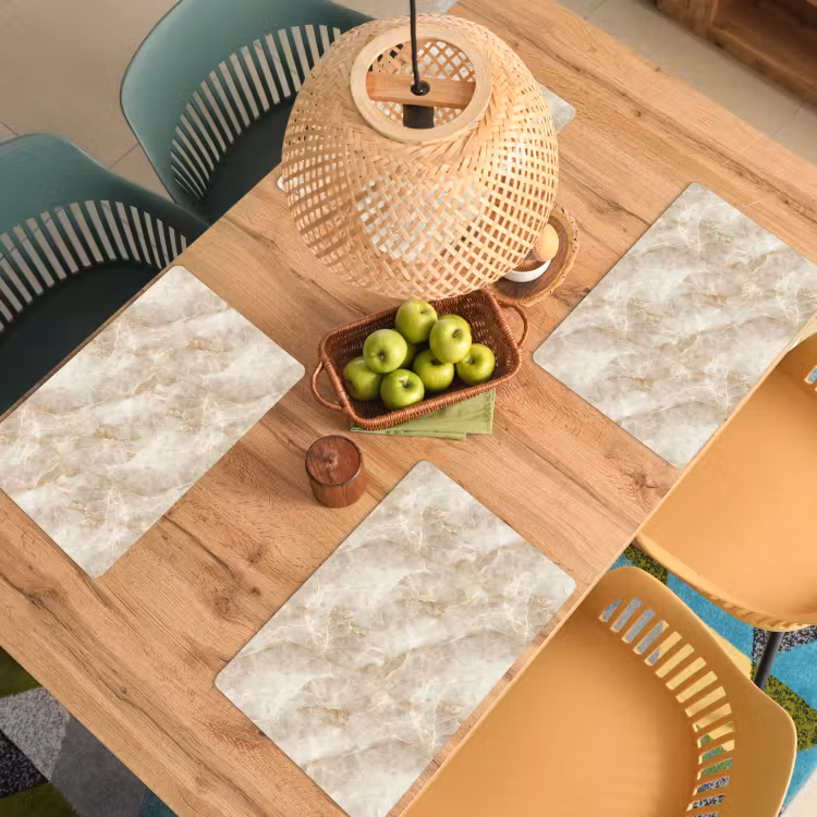 Set de table – 6 pièces - Beige clair - Onyx - Subtil — 3