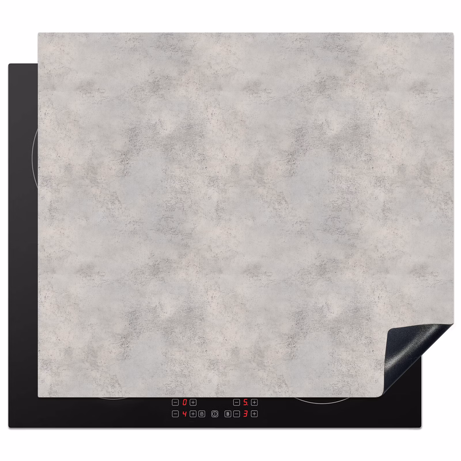 Protection plaque induction - Gris - Béton - Industriel — 1