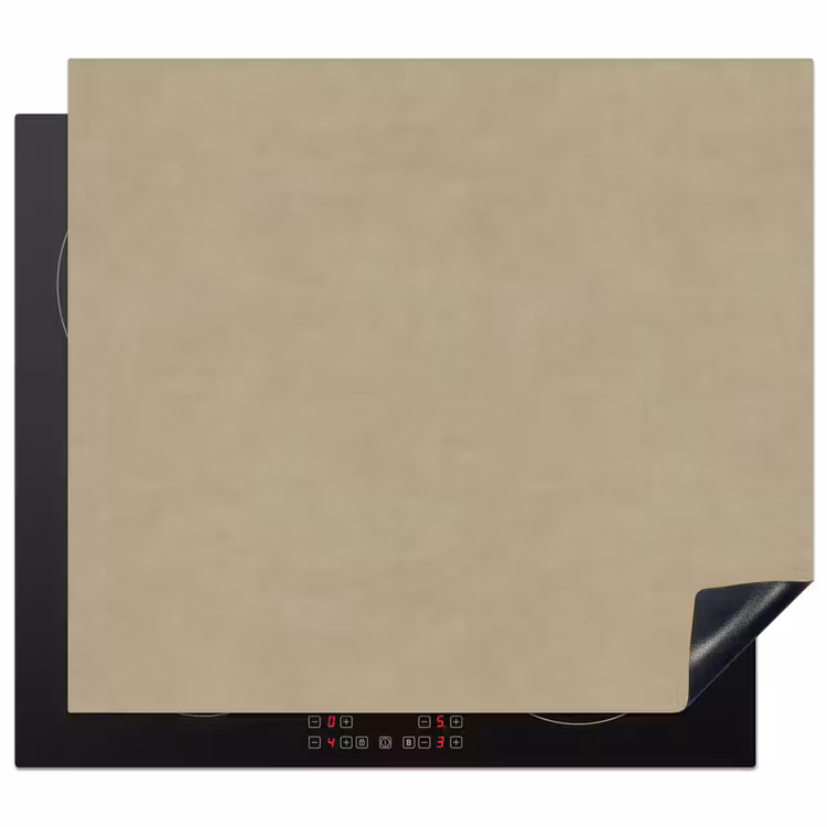 Protection plaque induction - Couleur sable - Texture granuleuse - Béton — 1