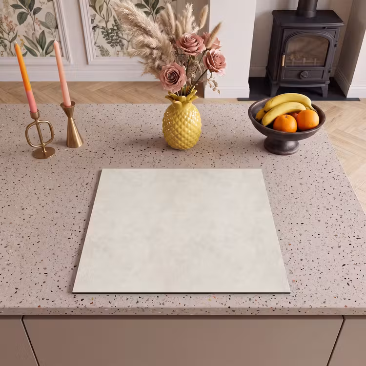 Protection plaque induction - Crème - Lisse - Béton — 3