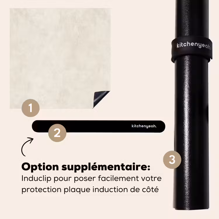 Protection plaque induction - Crème - Lisse - Béton — 8