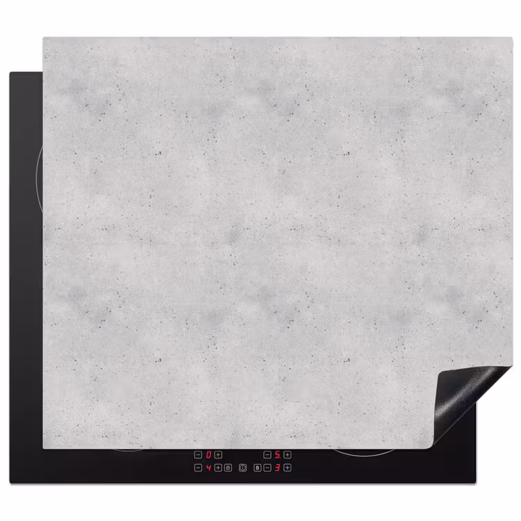 Protection plaque induction - Gris - Béton - Neutre — 1
