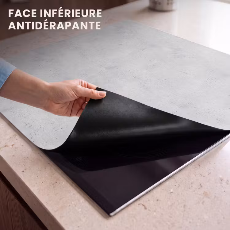 Protection plaque induction - Gris - Béton - Neutre — 7