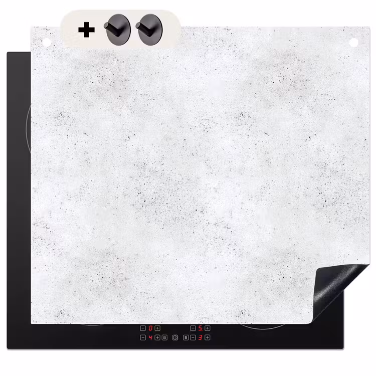 Protection à induction avec crochets - Gris clair - Structure en béton - Subtil — 3