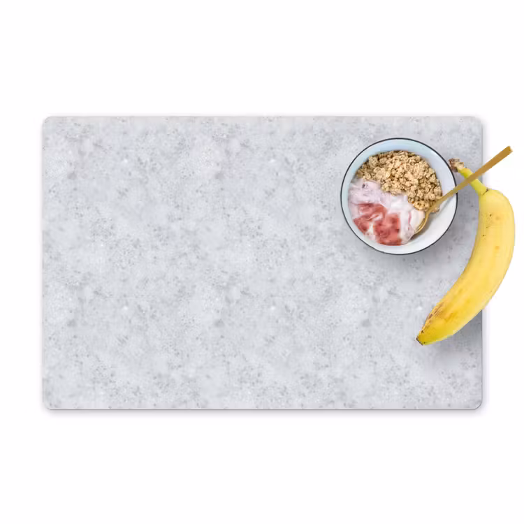 Set de table – 6 pièces - Gris - Effet terrazzo - Béton — 1
