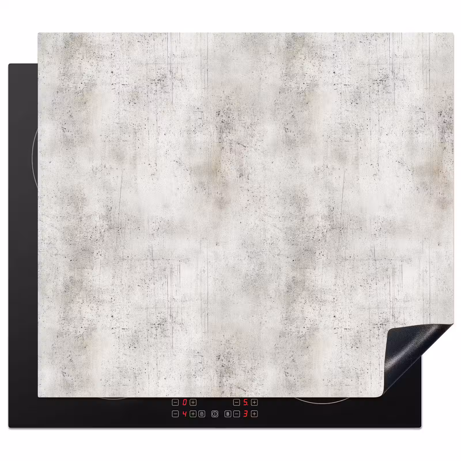 Protection plaque induction - Gris - Concrete - Weathered — 1