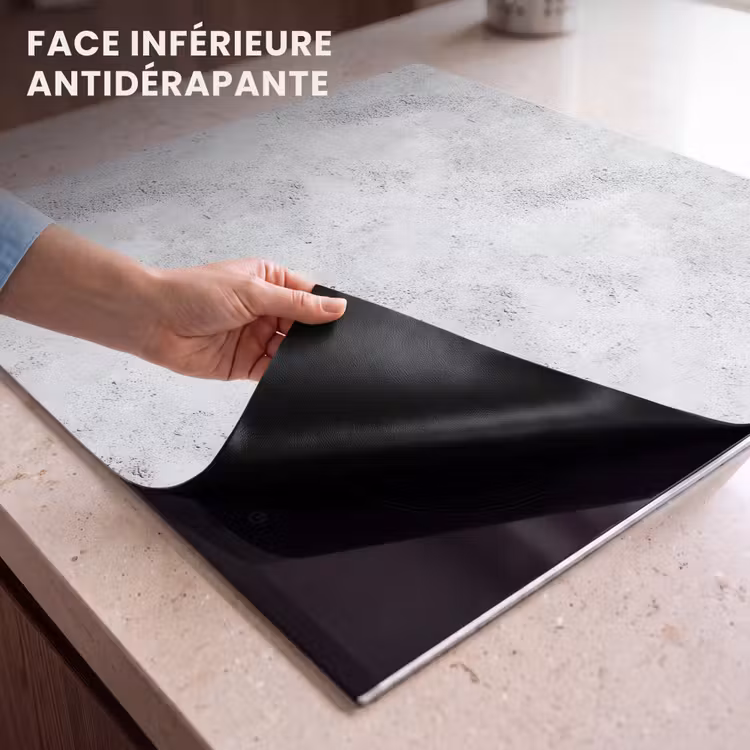 Protection plaque induction - Gris clair - Brut - Subtil — 7