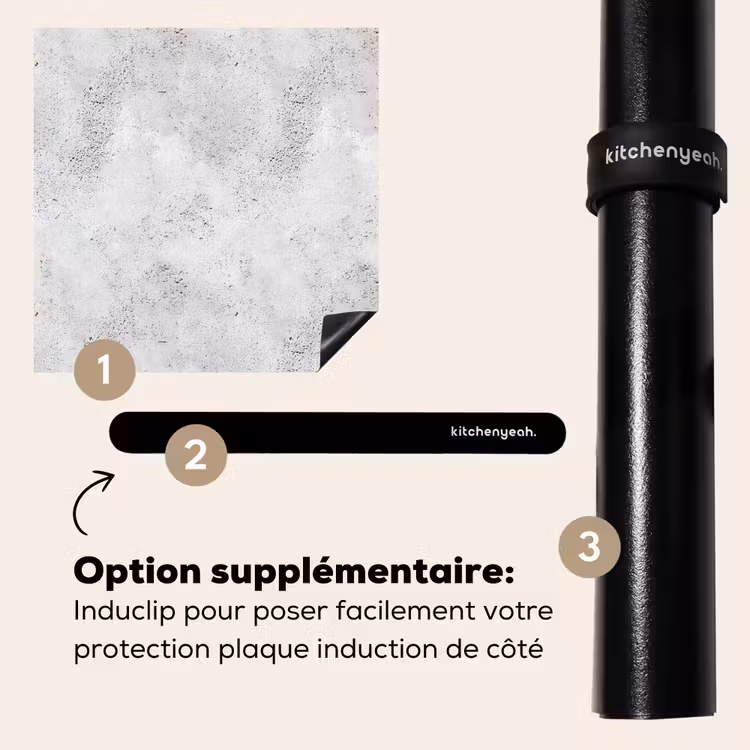 Protection plaque induction - Gris clair - Brut - Subtil — 8