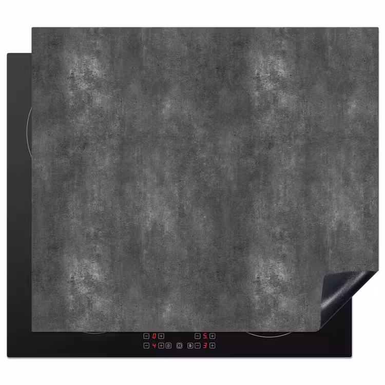 Protection plaque induction - Gris foncé - Brut - Béton — 1