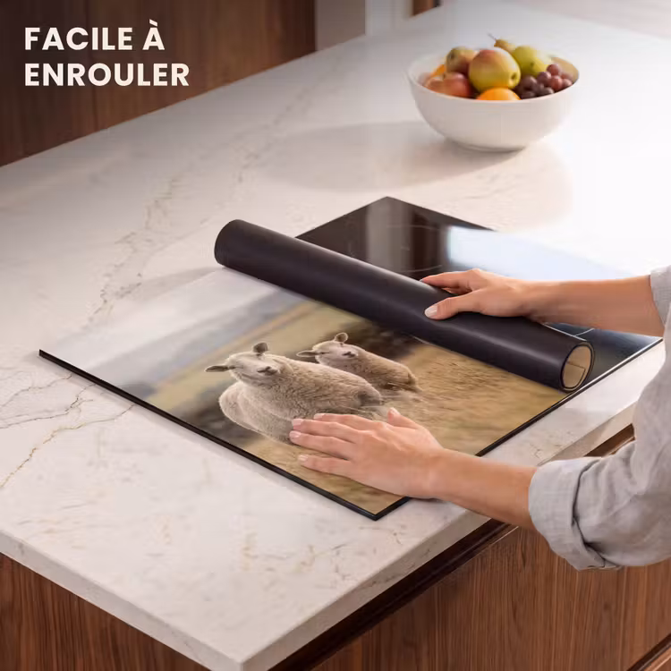 Protection plaque induction - Ovins - Paysage de pâturage - Collines — 6